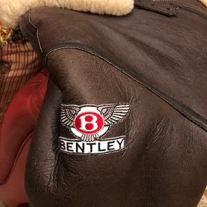 Authentic 100% Bentley Shearling Aviation Jacket
